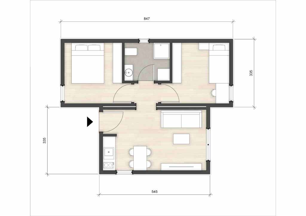Tilt House Large plan