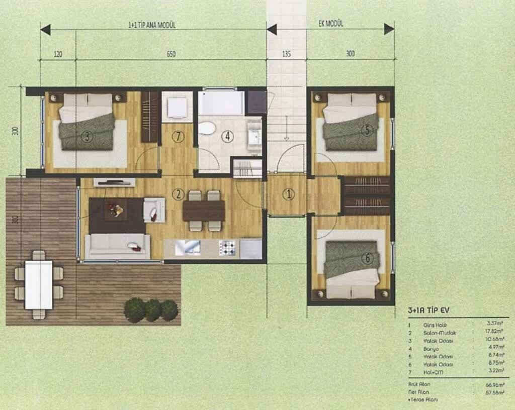 cubic house plan