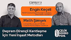 Çelik Mikrofon | Deprem Dirençli Kentler İçin Yeni İnşaat Metodları | İNDER Y.K Başkanı Engin Keçeli